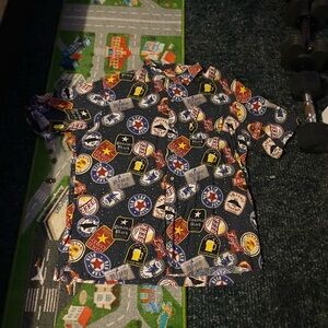 George Mens Beer Button Down Shirt